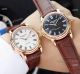 Clone Patek Philippe Calatrava Rose Gold Black Roman watch Simple Style (5)_th.jpg